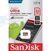 Sandisk Ultra A1 MicroSD Memory Card UHS-I 32GB SDSQUA4-032G-GN6MN