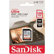 Sandisk Ultra SDXC Memory Card 128GB Grey SDSDUN4128GGN6IN