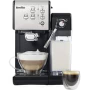 BREVILLE Coffee House One-Touch VCF107 Coffee Machine In Black & Chrome