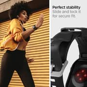 Spigen Rugged Armor PRO Designed for Apple Watch Band with Case for Series 9/8/7 (45mm) and Series SE2/6/SE/5/4 (44mm) - Black
