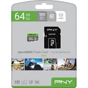 PNY Elite Class 10 U1 Micro SD 64 GB Card SDUX64U185GWGE
