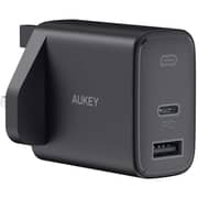 Aukey Dual USB Wall Charger Black