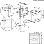 Electrolux Built In Electric Oven KOFGH40X