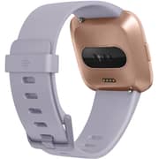 Fitbit Versa Smartwatch With 2 Classic Small & Large Bands - Periwinkle/Rose Gold