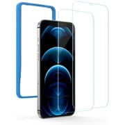Ugreen Tempered Glass Screen Protector With Aligned Frame Clear/Blue For iPhone 12 Pro Max