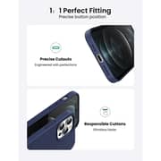 Ugreen Silky Silicone Protective Case Navy Blue For iPhone 12 Pro Max