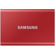 Samsung T7 Portable 2TB SSD - USB 3.2 (Gen 2) - Metallic Red (MU-PC2T0R/WW)
