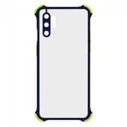 Margoun Anti-Drop Bumper Case Cover for Samsung Galaxy Note 10 Plus - Clear/Dark Blue