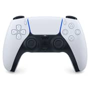 Sony PlayStation 5 Disc Console White - Middle East Version + PS5 PULSE 3D Wireless Headset + PS5 DualSense Wireless Controller + PS5 Media Remote