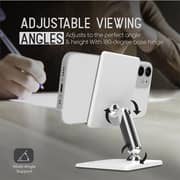 Promate Adustable Multi Angle Desk Stand White