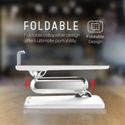 Promate Adustable Multi Angle Desk Stand White