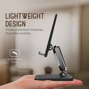 حامل مكتبي قابل للتعديل متعدد الزوايا من بروميت أسود