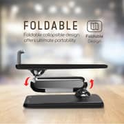 حامل مكتبي قابل للتعديل متعدد الزوايا من بروميت أسود