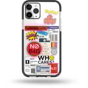 Yalox TPU Edges Stickers Case Black IPhone 11 Pro Max