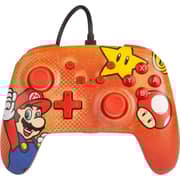 Nintendo Switch Mario Vintage Enhanced Wired Controller Multicolor