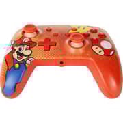 Nintendo Switch Mario Vintage Enhanced Wired Controller Multicolor