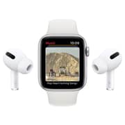 Apple Watch Series 6 GPS+Cellular 44mm Gold Stainless Steel Case with Deep Navy Sport Band - Middle East Version