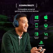 JBL Quantum100 Wired Gaming Over Ear Headset - Blue