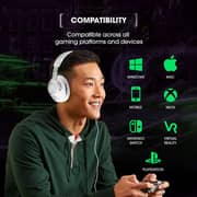 JBL Quantum100 Wired Gaming Over Ear Headset - White