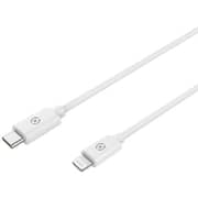Celly Lightning To USB Type-C Cable 1m White