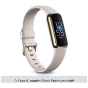 Fitbit FB422GLWT Luxe Fitness Tracker Soft Gold/White