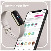 Fitbit FB422GLWT Luxe Fitness Tracker Soft Gold/White