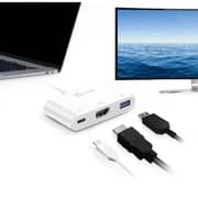 J5Create USB-C to HDMI/USB 3.0 with PD Adapter White