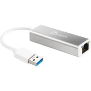 J5Create USB 3.0 to 10/100/1000 G Ethernet Adapter Metallic/ White
