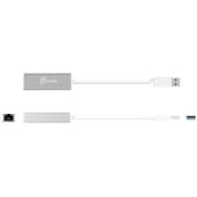 J5Create USB 3.0 to 10/100/1000 G Ethernet Adapter Metallic/ White