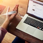 J5Create USB 3.0 to 10/100/1000 G Ethernet Adapter Metallic/ White