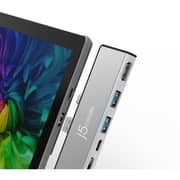 J5Create Ultra Drive Mini Dock for Surface Pro 7 Silver