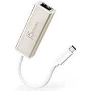 J5Create USB-C to Gigabit Ethernet Adapter Metallic