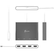 J5Create USB-C to 4-Port HDMI Multi-Monitor Adapter Silver