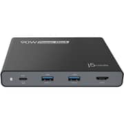 J5Create 90 Watts USB-C Docking Station Black
