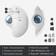 Logitech Ergo M575 Wireless Trackball Mouse White (910-005868)