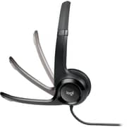 Logitech H390 USB Headset with Noise-Canceling Microphone Black (981-000014)