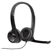 Logitech H390 USB Headset with Noise-Canceling Microphone Black (981-000014)