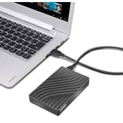 Lenovo Portable 1TB External Hard Disk Drive HDD USB 3.0 for PC Laptop | Lightweight Pocket Sized Grey (GXB0Z91293)