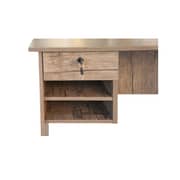 Mahmayi MP1-9045 Solama Office Desk with Paper Rack (Brown)