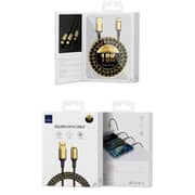Wiwu Lightning Cable 1.2m Black/Gold