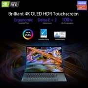 Asus ZenBook Pro Duo 15 OLED UX582LR-H2014T 2-in-1 Laptop - Core i9 2.4 GHz 32GB 1TB 8GB Win10 15.6inch 4K UHD Blue