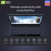 Asus ZenBook Pro Duo 15 OLED UX582LR-H2014T 2-in-1 Laptop - Core i9 2.4 GHz 32GB 1TB 8GB Win10 15.6inch 4K UHD Blue