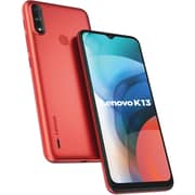 هاتف لينوفو K13 الذكي ثنائي الشريحة تخزين داخلي 32 جيجابايت مع ذاكرة رام 2 جيجابايت طراز XT2097-15 بلون أحمر كورال