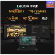 Asus TUF Dash F15 Gaming Laptop - 11th Gen Core i7 3.3GHz 16GB 1TB 4GB Win10 15.6inch FHD Eclipse Grey NVIDIA GeForce RTX 3050 Ti FX516PE HN023T (2021) Middle East Version