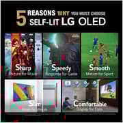 LG OLED77C1PVB.AMAG 4K Smart OLED Television 77inch (2021 Model)