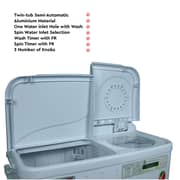 Nobel Twin Tub Semi Auto Washer Grey 7Kg NWM7702
