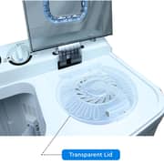 Nobel Twin Tub Semi Auto Washer Grey 7Kg NWM7702