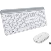 Logitech Wireless Keyboard and Mouse Combo 10.7cm White