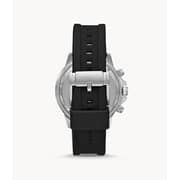 Fossil Bannon Multifunction Black Silicone Watch BQ2494