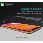 Amazing Thing Iphone 11 Pro/iphone Xs Fully Covered 2.75d Tempered Glass Screen Protector With Built In Dust Filter And Anti Static Glue - Easy Install Quick Installer Align Tray